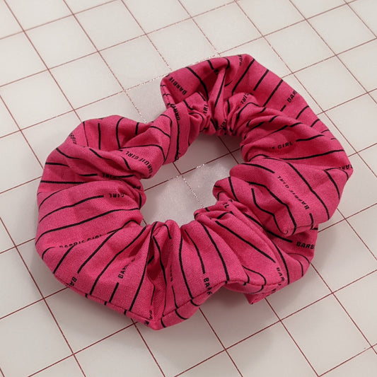 Scrunchie - BG Stripes Hot Pink