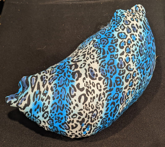 Bustle Pillow - Leopard Spots Blue