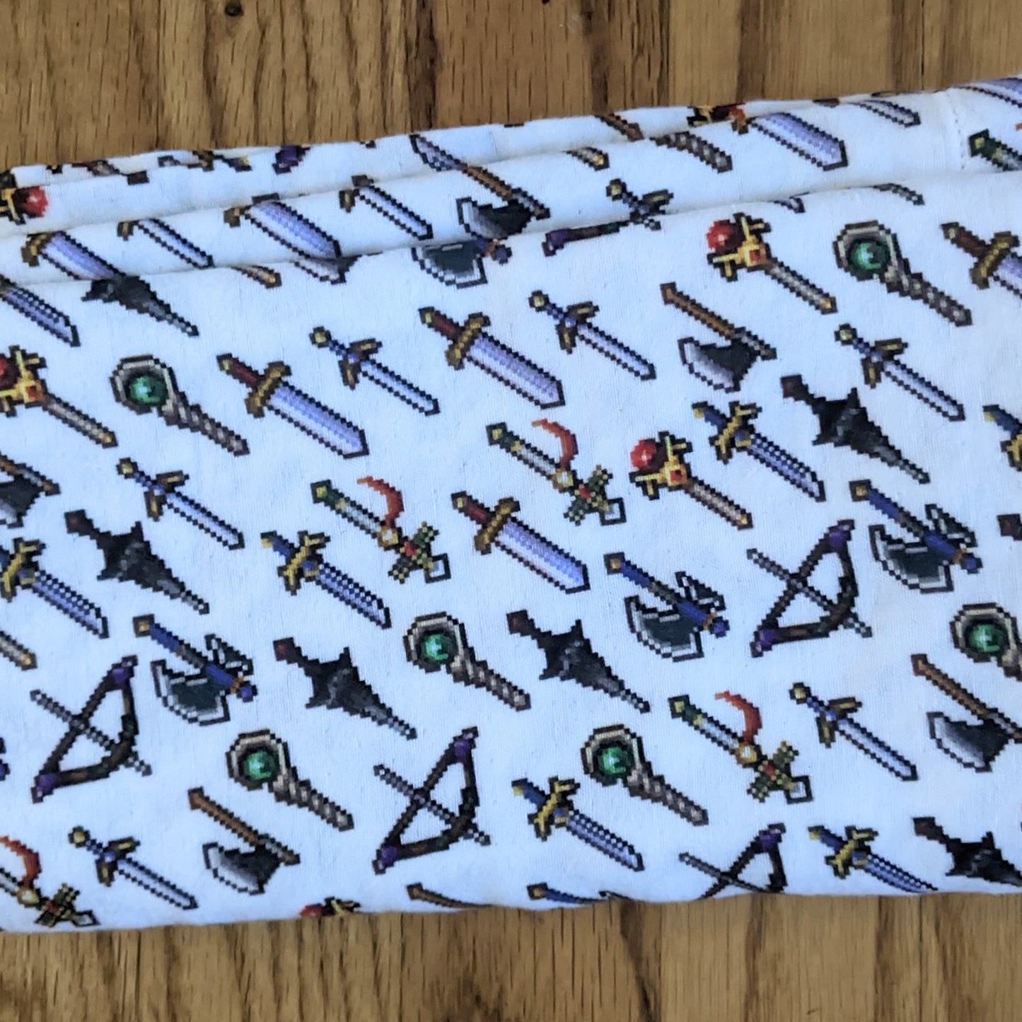 Swaddle Blanket / Gauze Scarf - Pixel Weapons