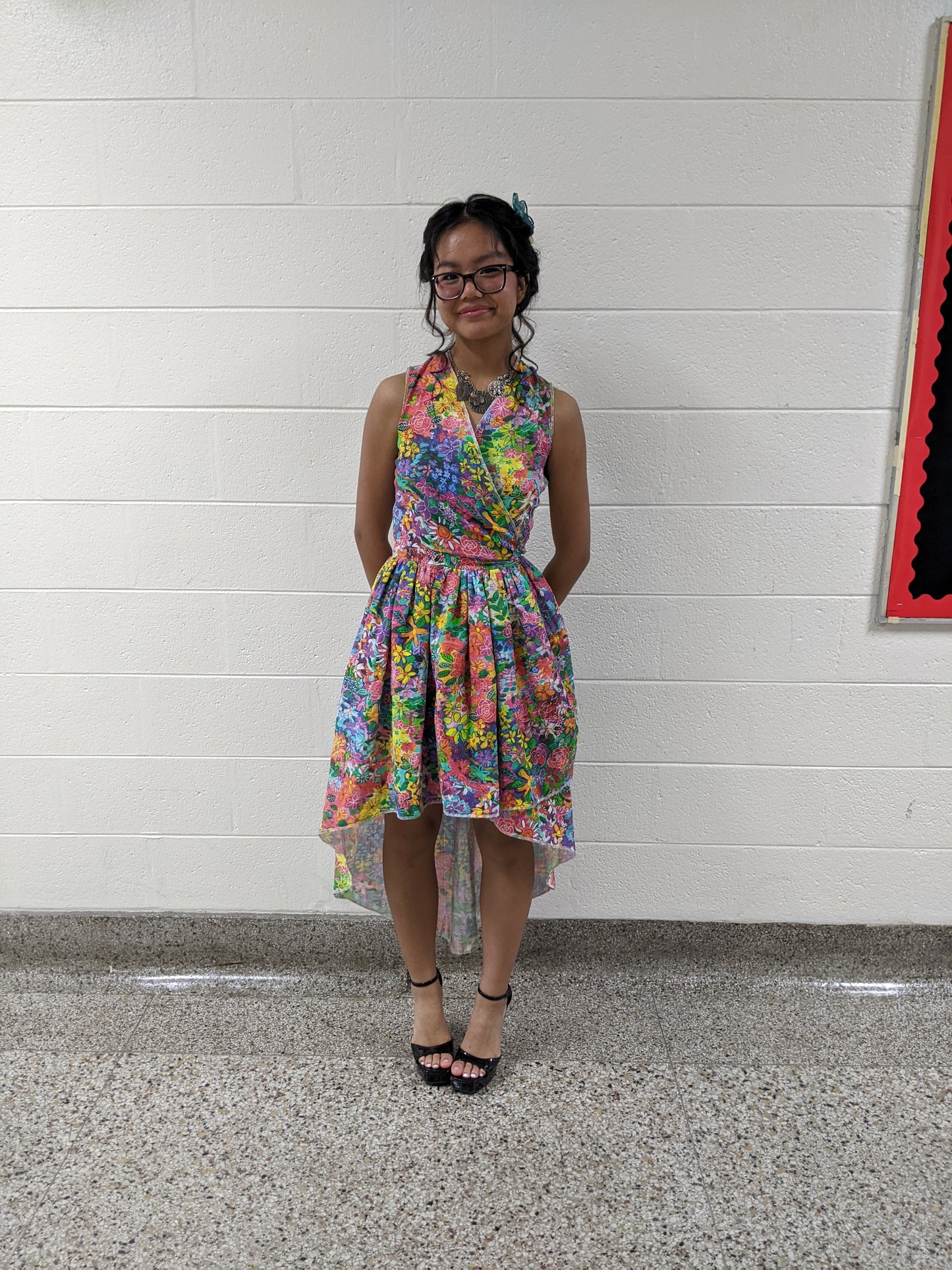 Watercolor Flower Garden Dress