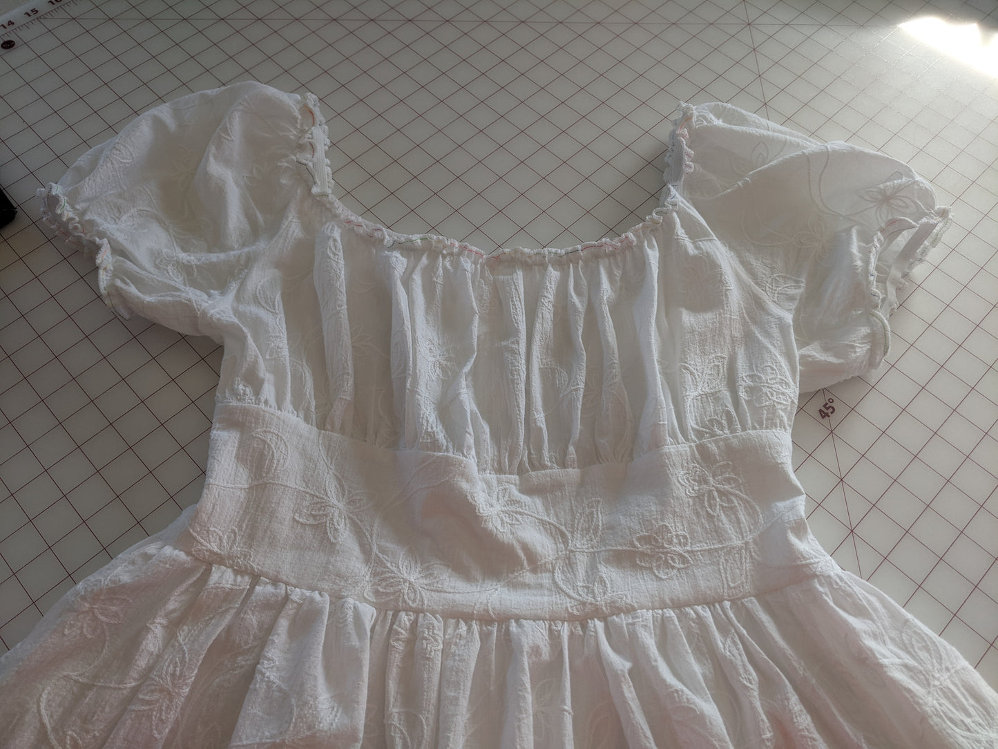 White Milkmaid Dress